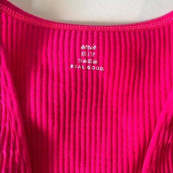 Aerie Cropped Tank Pink - Picture 6 of 6